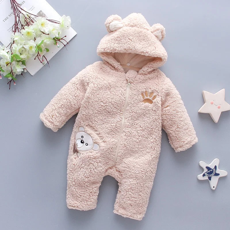 Kid's Lamb Fleece Romper
