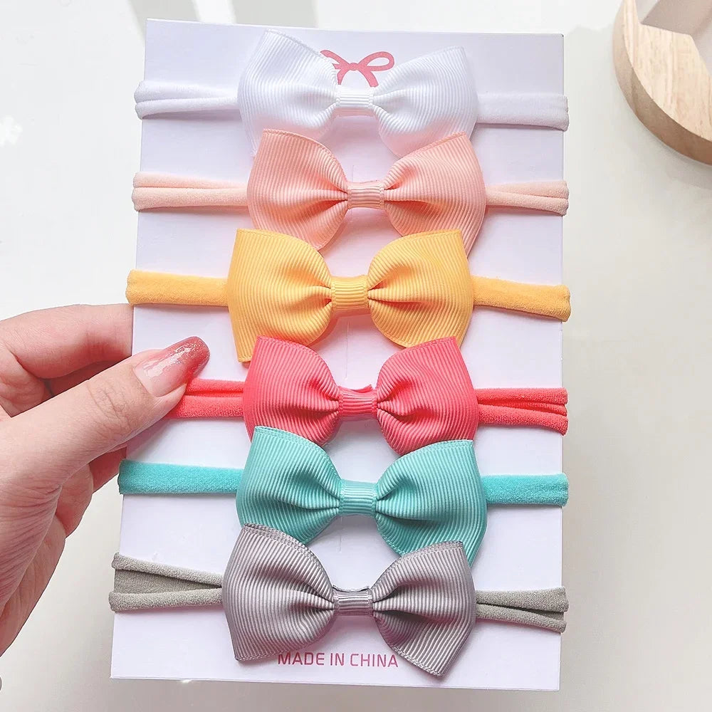 Ribbon Bow Headbands Set