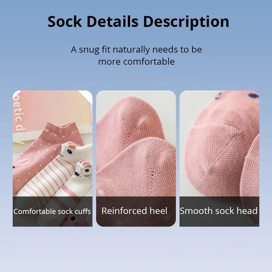 Cute Cartoon Ankle Socks