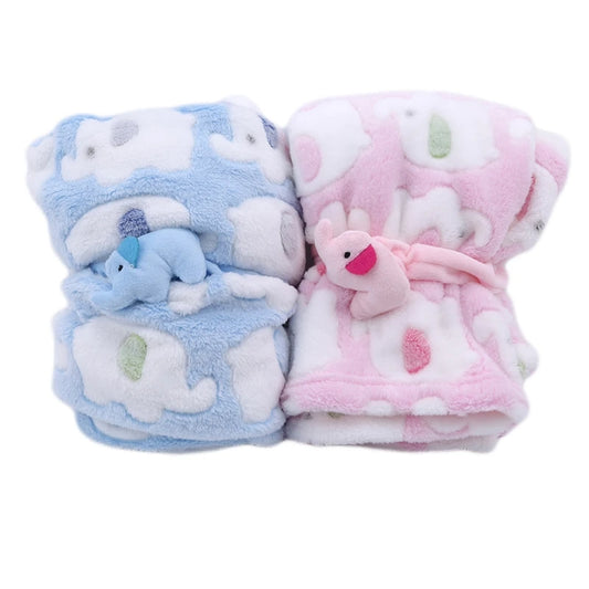 Cartoon Baby Blanket & Pillow