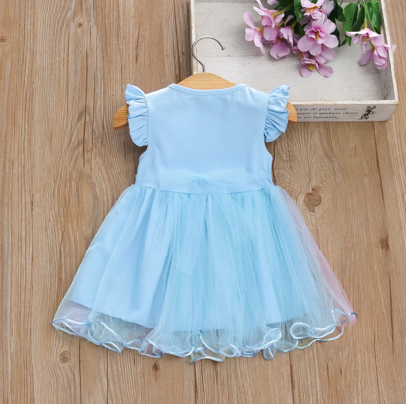 Girls Summer Unicorn Dress