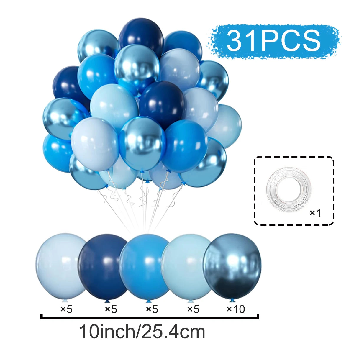Confetti & Latex Balloon Set