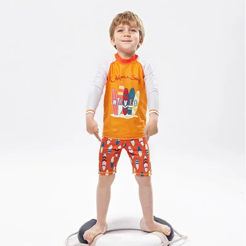 Cute Cartoon Swimsuit Set
