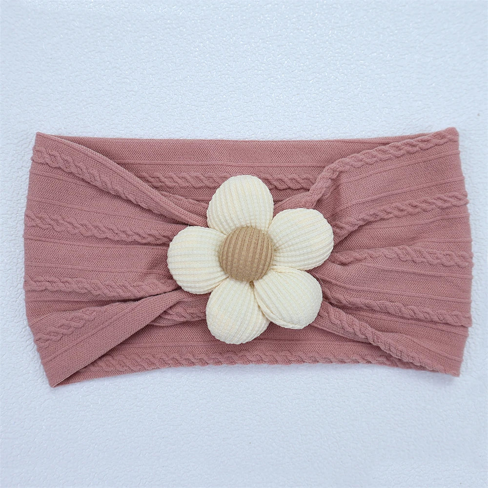 Flower Nylon Baby Headband