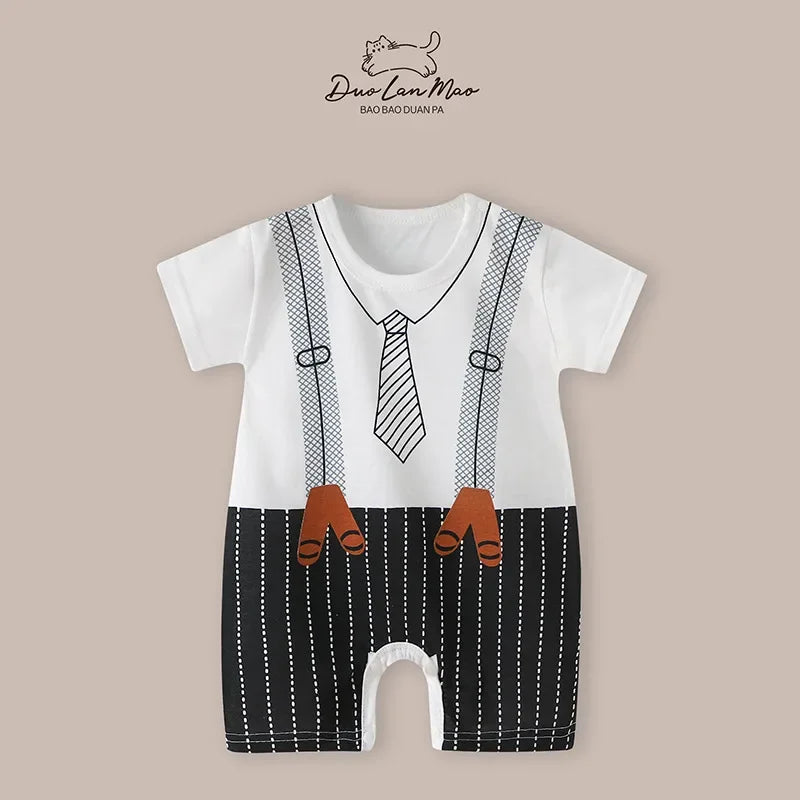 Cartoon Cotton Romper