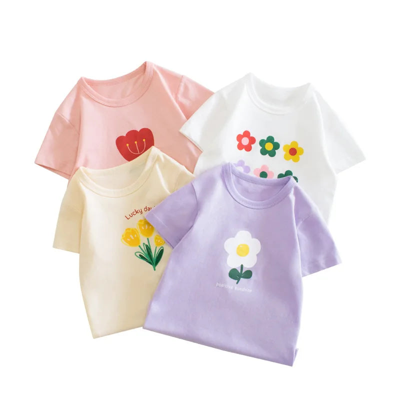 Floral Cotton T-Shirt