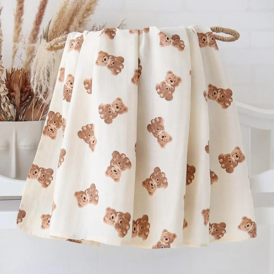 Bamboo Cotton Baby Swaddle Blanket