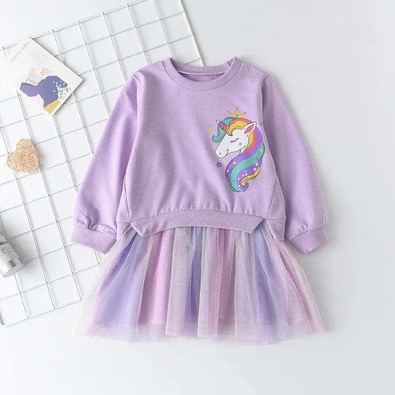 Girl's Unicorn Princess Dress