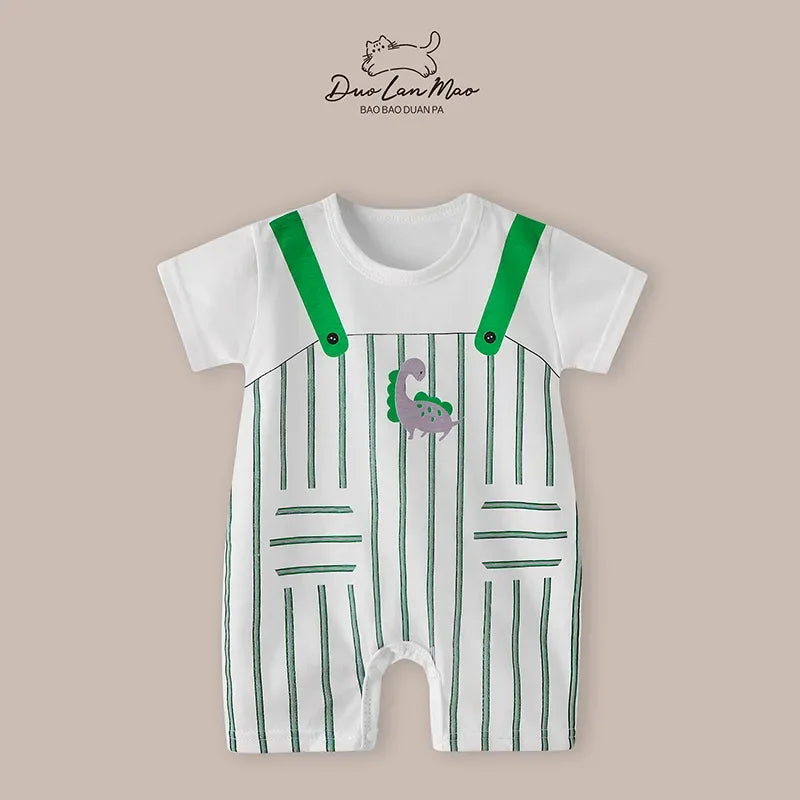 Cartoon Cotton Romper