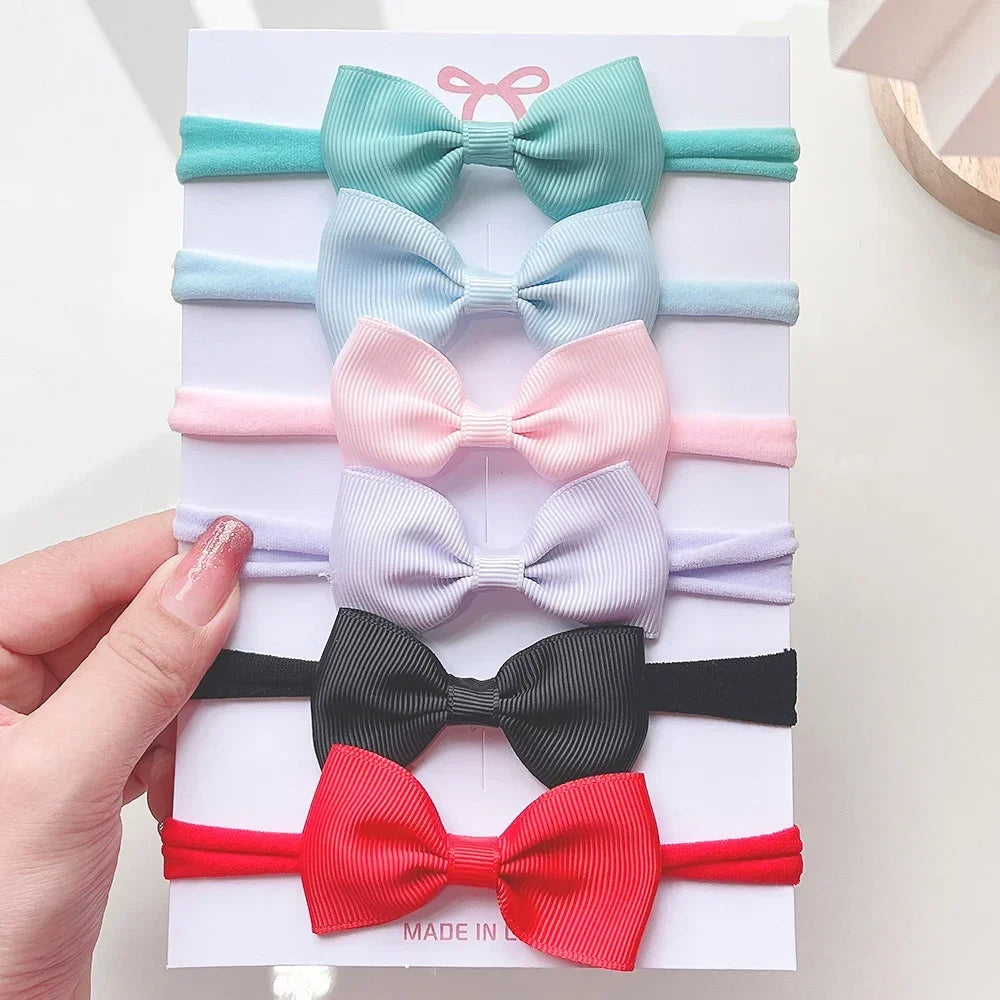 Ribbon Bow Headbands Set