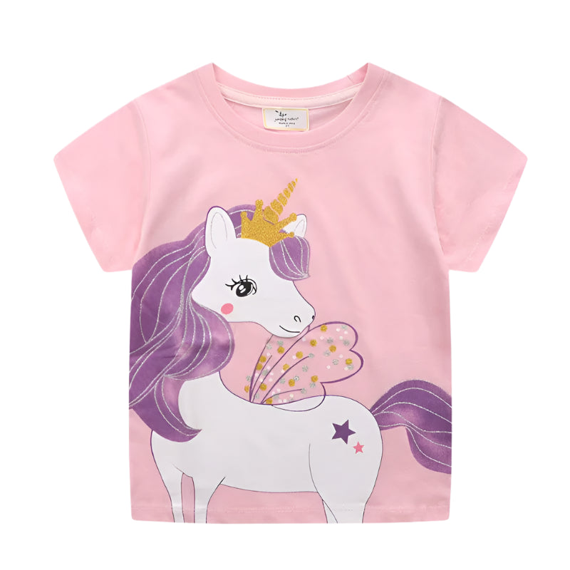 Cartoon Embroidery T-shirt