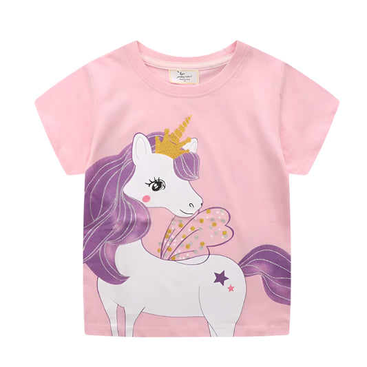 Cartoon Embroidery T-shirt