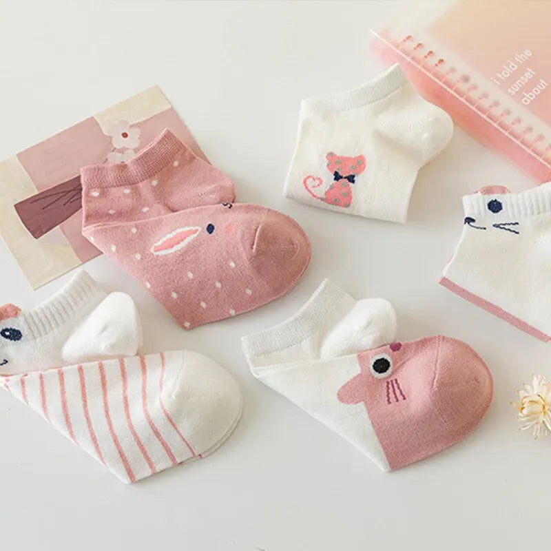 Cute Cartoon Ankle Socks