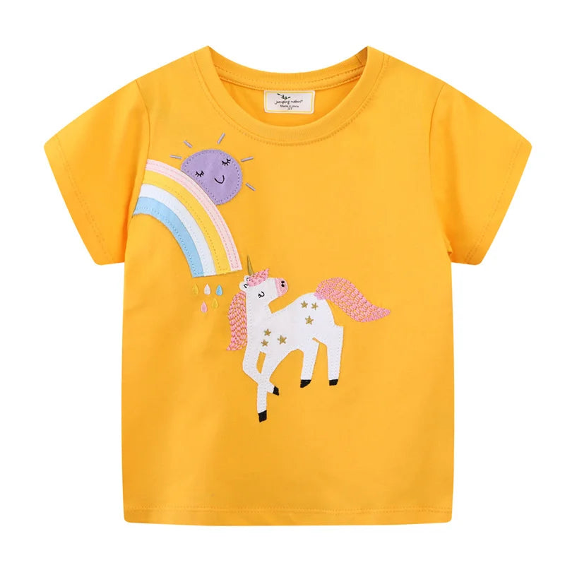 Cartoon Embroidery T-shirt
