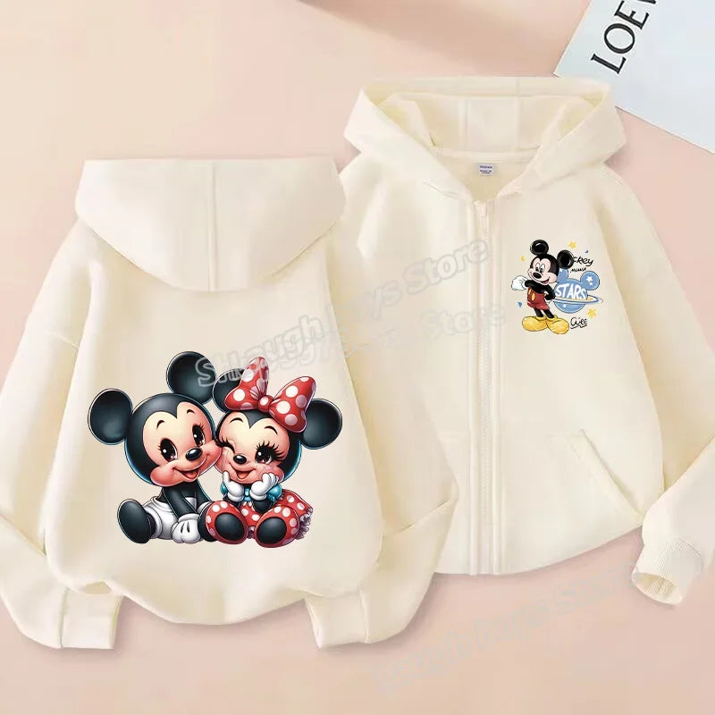 Mickey & Minnie Zipper Hoodie