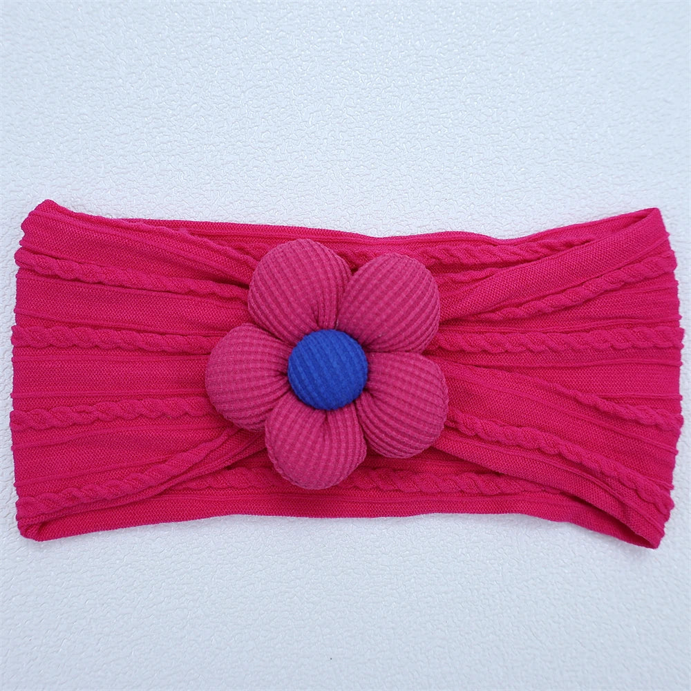 Flower Nylon Baby Headband