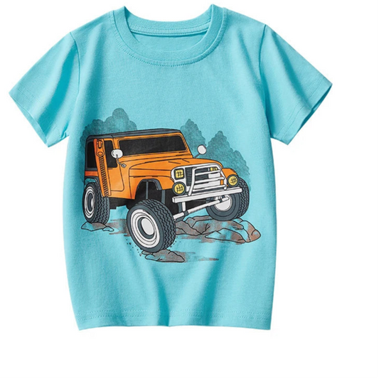 Boy's Cartoon Truck T-Shirt