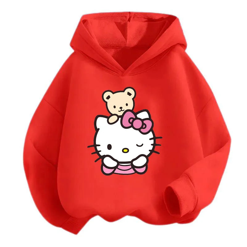 Hello Kitty Printed Hoodie
