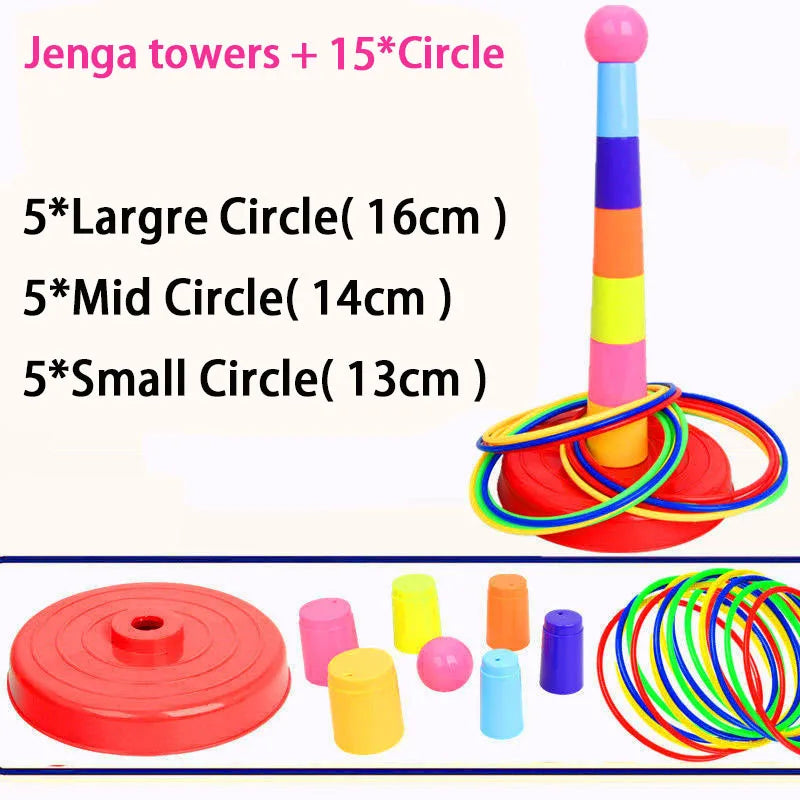 Ring Toss & Stacking Toy Game