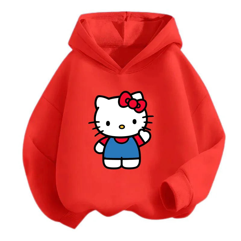 Hello Kitty Printed Hoodie
