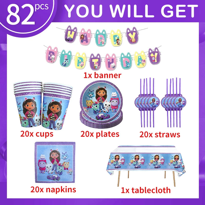Gabby’s Dollhouse Tableware Set