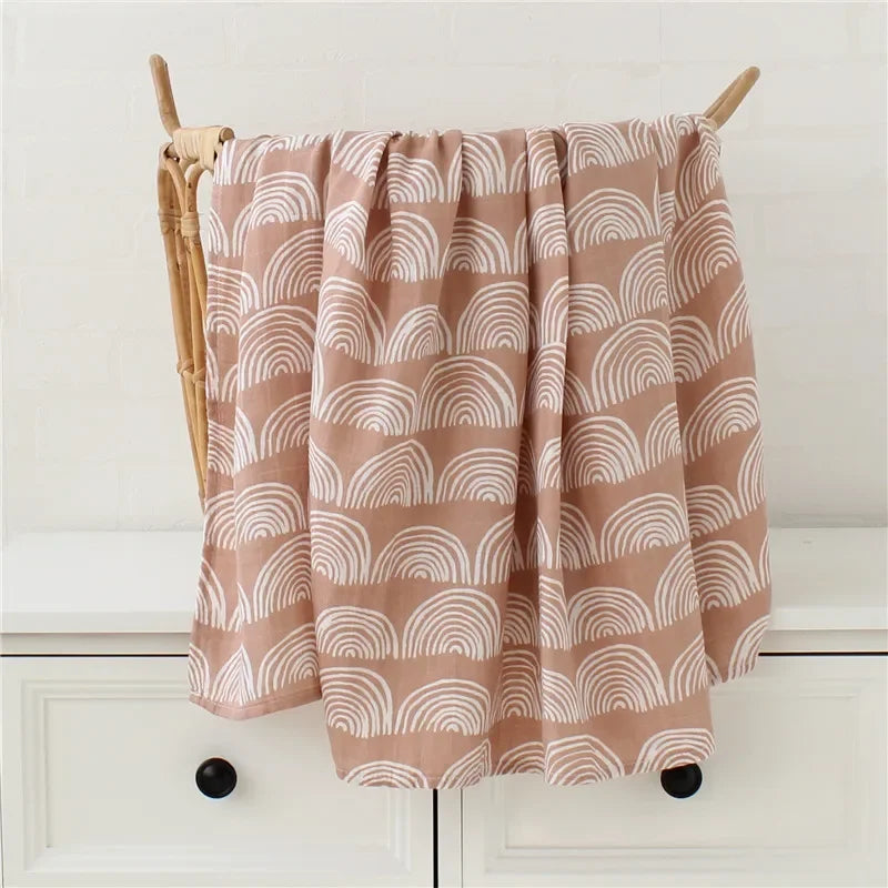 Bamboo Cotton Baby Swaddle Blanket