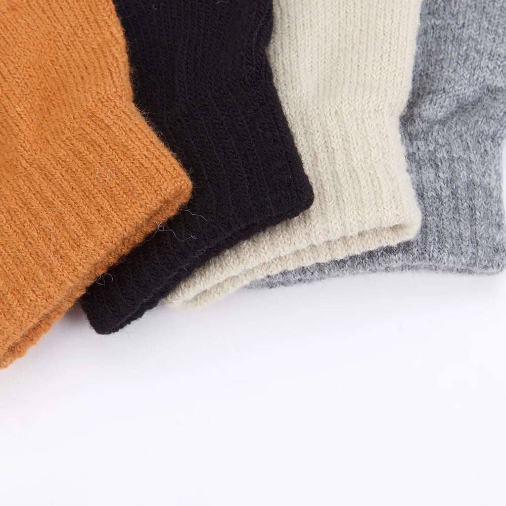 Winter Knitted Hat & Glove Set