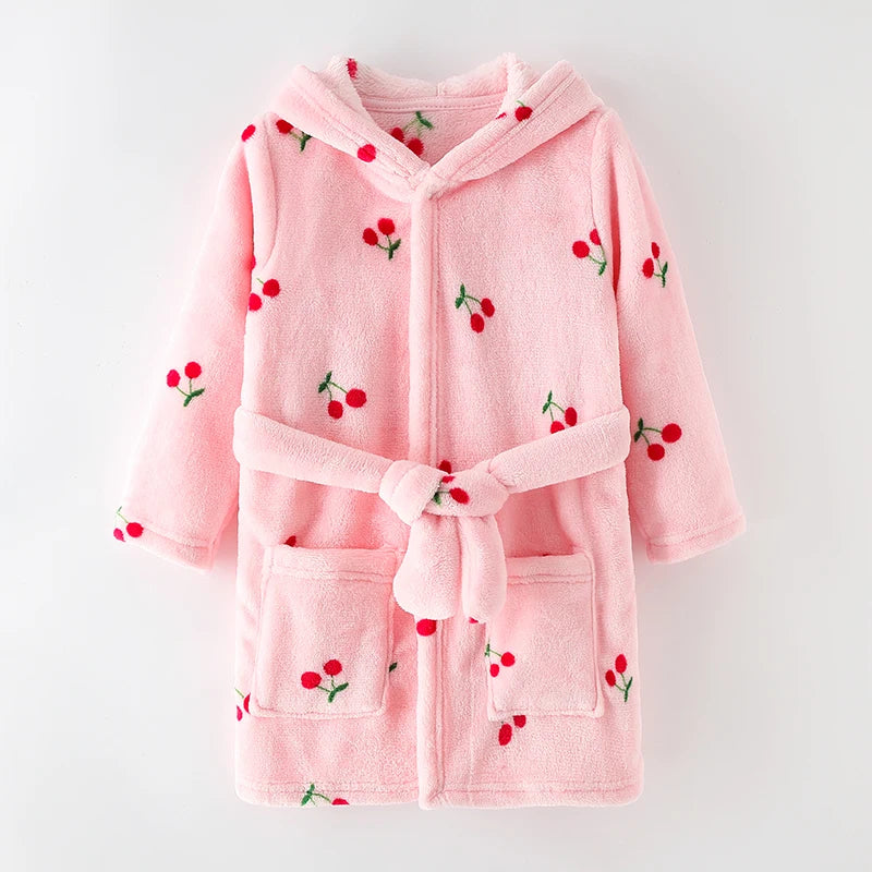 Kids' Flannel Bathrobe