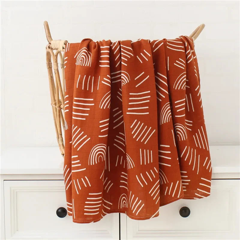 Bamboo Cotton Baby Swaddle Blanket