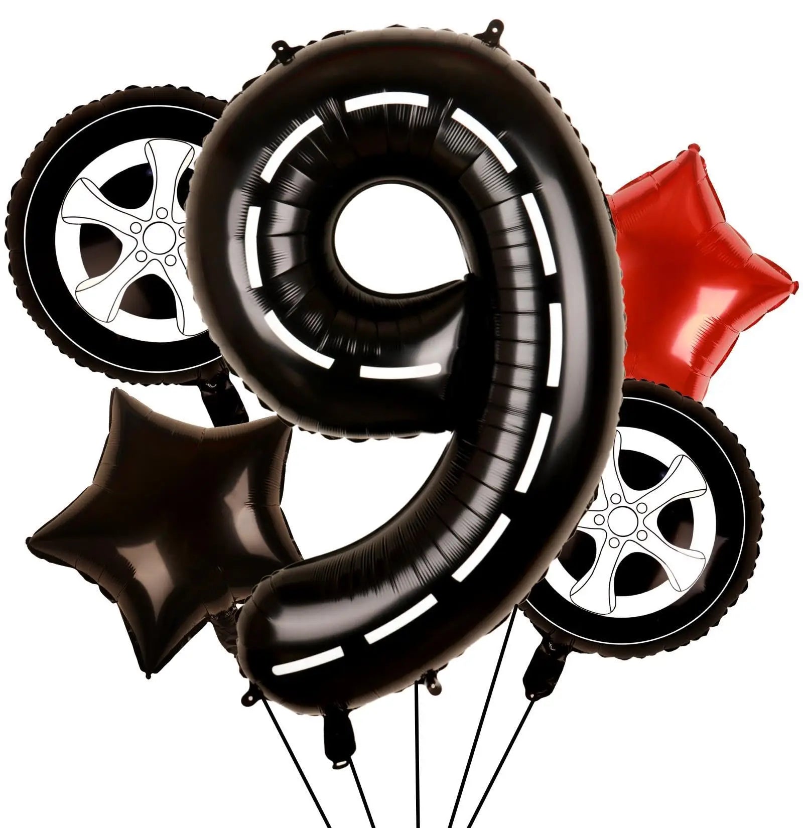 Racing Car Balloon Set - 5 pcs