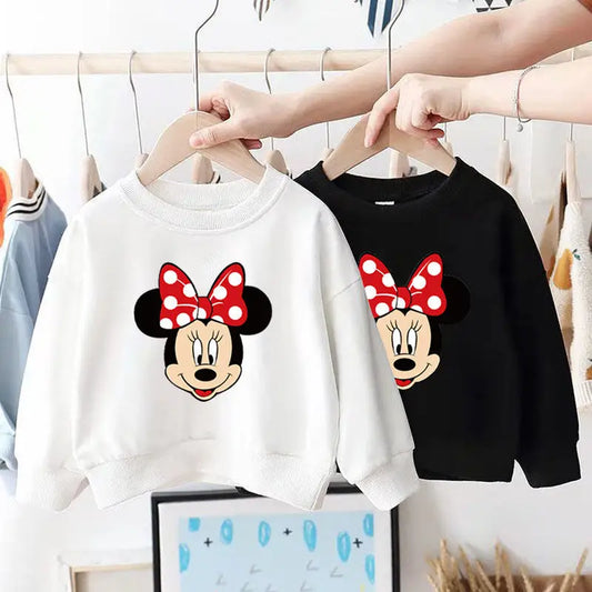 Minnie Mouse Long Sleeve Crewneck Sweatshirt