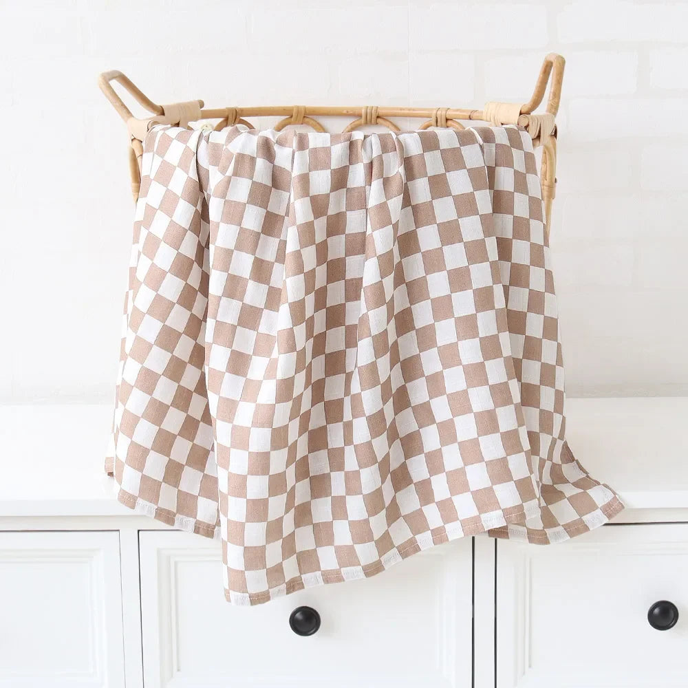 Bamboo Cotton Baby Swaddle Blanket