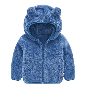 Teddy Bear Zip-Up Hoodie