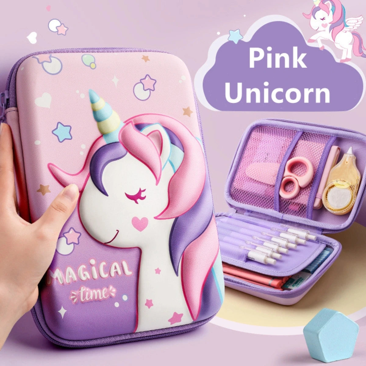 3D Cartoon Design Pencil Case