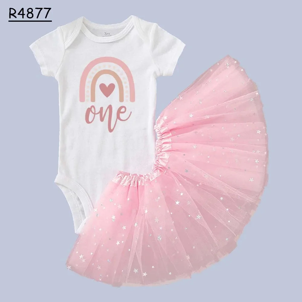 Baby Girl Birthday Tutu Dress