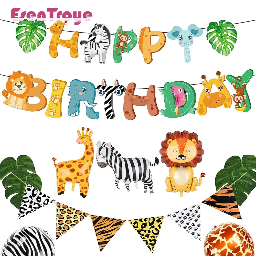 Safari Animal Birthday Decorations