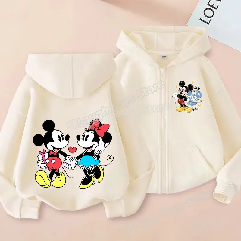 Mickey & Minnie Zipper Hoodie