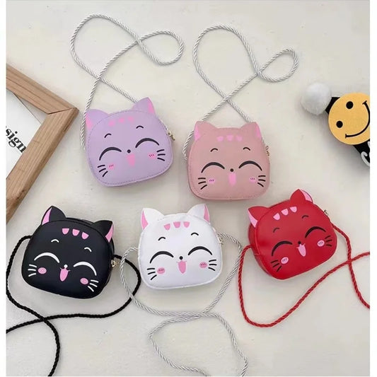 Cartoon Cat Crossbody Bag