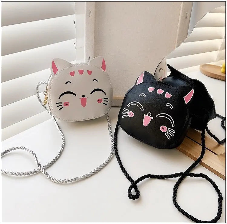 Cartoon Cat Crossbody Bag