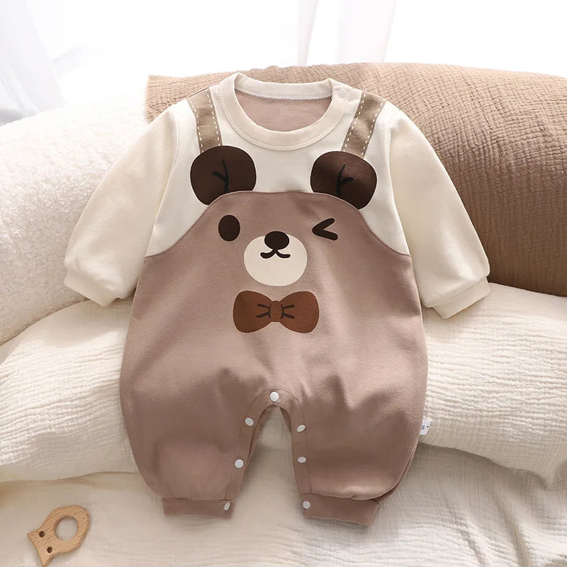 Animal Print Baby Romper