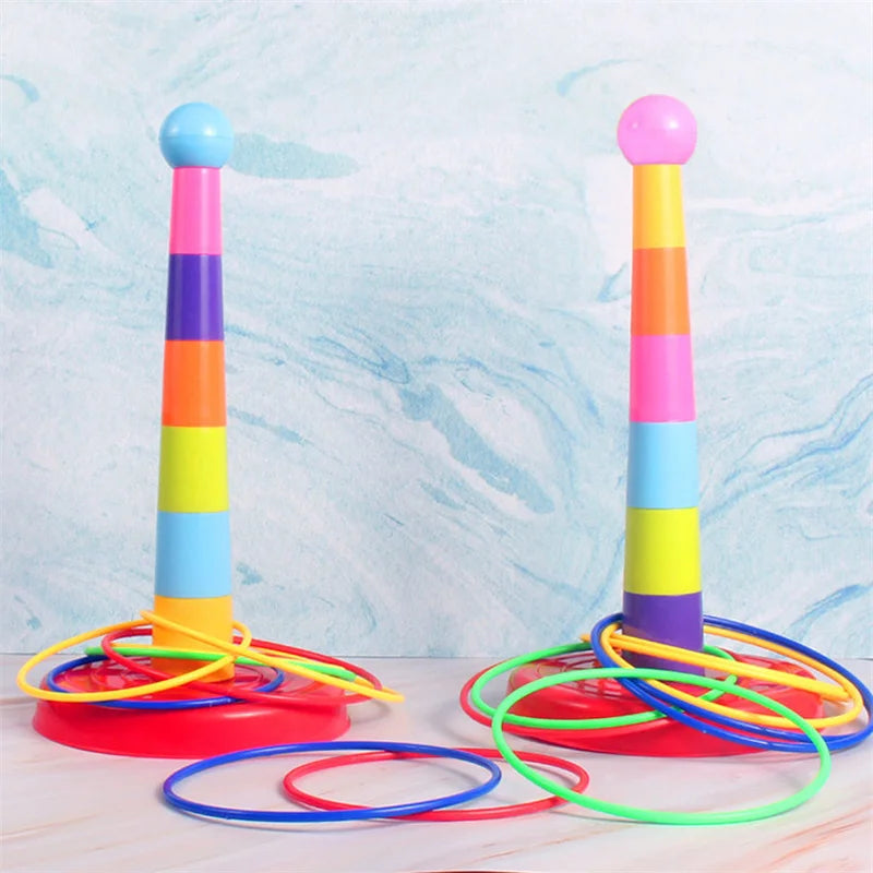 Ring Toss & Stacking Toy Game