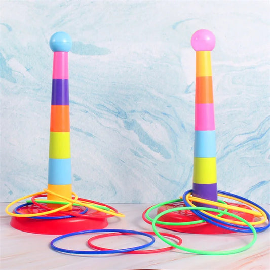 Ring Toss & Stacking Toy Game