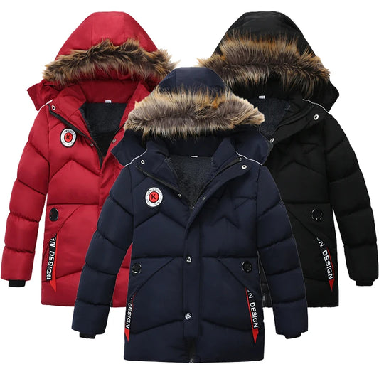 Winter Jacket with Detachable Hood