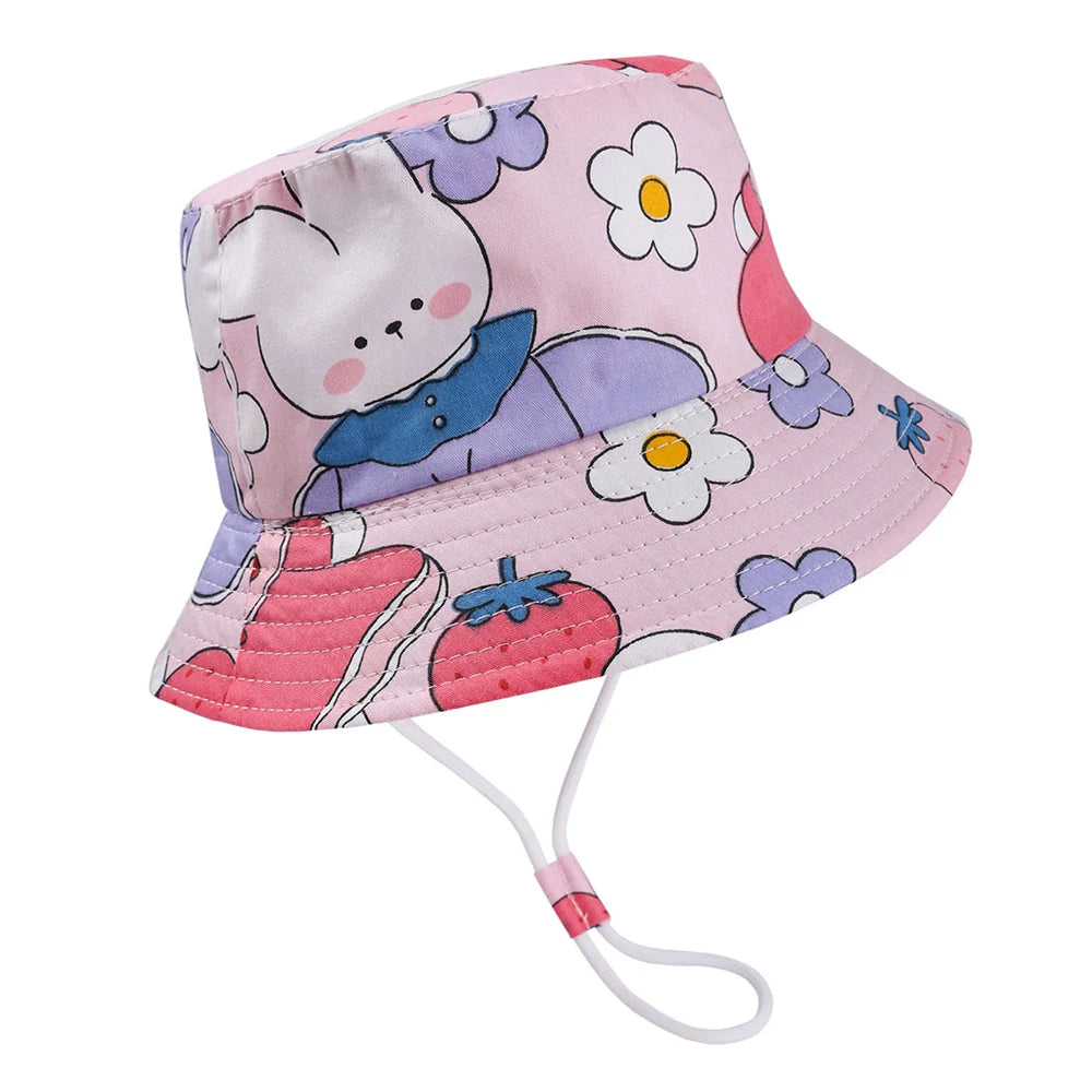 Cartoon Cotton Bucket Cap
