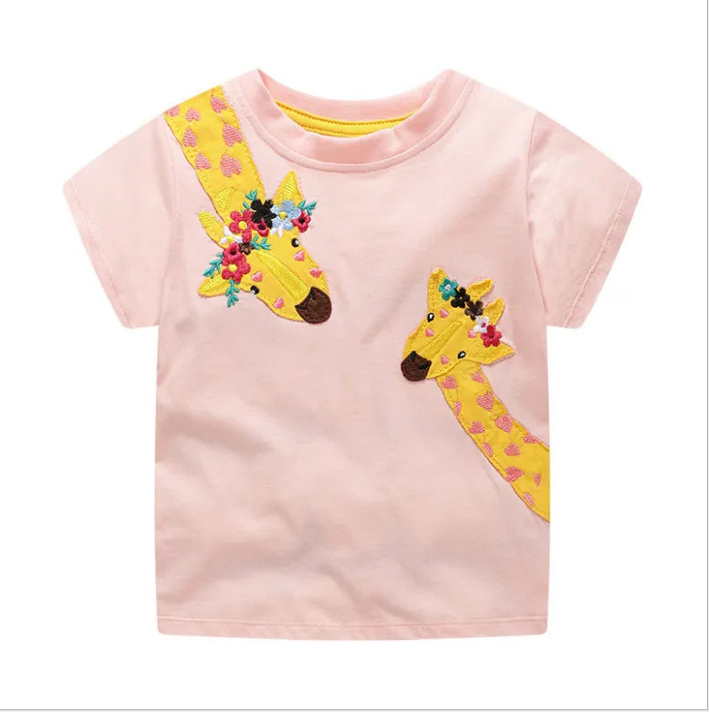 Cartoon Embroidery T-shirt