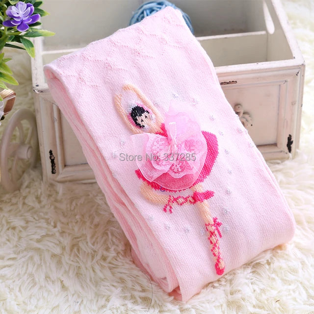 Cozy Cartoon Cotton Tights