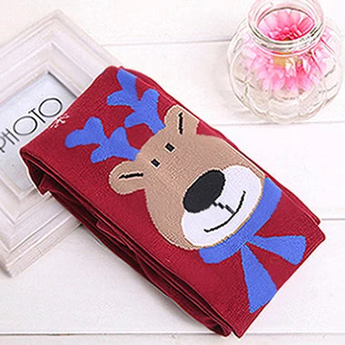 Cozy Cartoon Cotton Tights