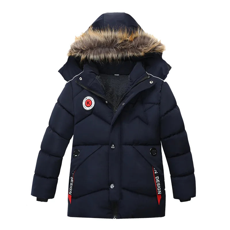 Winter Jacket with Detachable Hood