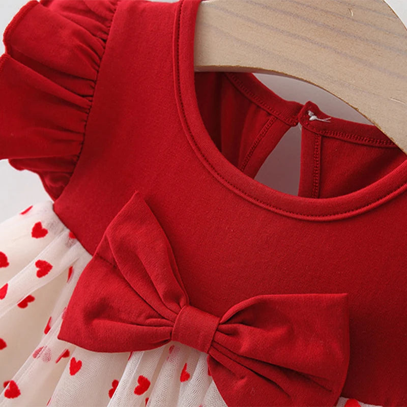 Princess Dress with Bow & Flying Sleeves
