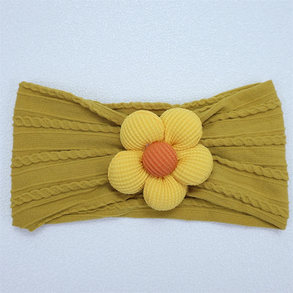 Flower Nylon Baby Headband